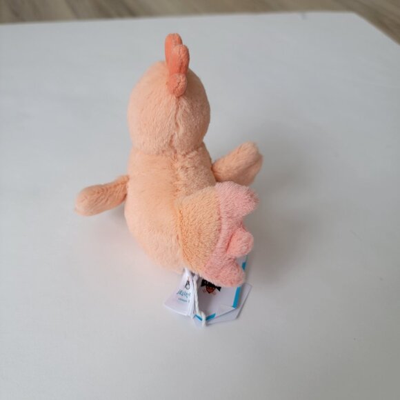 Jellycat Fluffy Chicken - perfect condition, Spring Plush Stuffed Animal, new - Picture 13 of 14